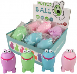 Rappa Antistresinis kamuoliukų monstras, 4 spalvos