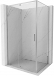 Du&scaron;o kabina Mexen Exo, varstomos durys, 155 x 75 cm, transparent/chrome