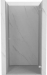 Du&scaron;o durys Mexen Lunar-B, de&scaron;inė, 85 cm, transparent/chrome