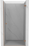 Du&scaron;o durys Mexen Lunar-B, de&scaron;inė, 75 cm, transparent/brushed copper