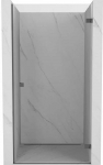 Du&scaron;o durys Mexen Lunar-B, de&scaron;inė, 85 cm, transparent/gun metal
