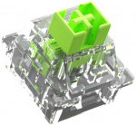 Klaviatūra &bdquo;Glorious Raptor HE Standard Switch&ldquo;, Holo efektas, &bdquo;clicky&ldquo;, MX vairo kolonėlė, 55 g - sutepti lubrikantu, 36 vnt.