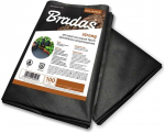 Agrotekstilė nuo piktžolių Bradas, 100 g/m&sup2;, 1,6 x 10 m, neaustinė, juoda