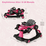 Bonideco Select Vaik&scaron;tynė 73x64x55,5cm., rožinės/juodos spalvos