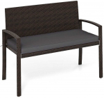 Bonideco Select Sodo suoliukas 56x110x84cm., rudos/tamsiai pilkos spalvos