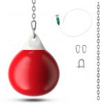 Bonideco Select 45 cm Vandens mu&scaron;imo mai&scaron;as 50 kg Bokso bokso krep&scaron;ys su reguliuojama metaline grandine raudona