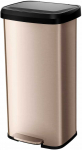 Bonideco Select 68L virtuvės &scaron;iuk&scaron;liadėžė su &scaron;velniai užsidaro dangteliu ir dezodoruojančiu atliekų konteineriu Golden