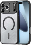 Dux Ducis AIMO Mag dėklas skirtas Apple iPhone 17 Pro suderinamas su MagSafe - juodos spalvos