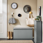 SoBuy batų suoliukas su pagalvėle Suoliukas su batų laikikliu FSR98-L-HG