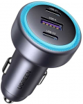 Ugreen EC307, USB + 2X USB-C, 30W (juoda)