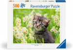 Dėlionė Ravensburger Puzzle 500 Pieces: Cat In The Garden