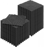 Sujungiamos drenažo kilimėliai (50 vnt.), mink&scaron;tas PVC, neslystantys, 30 x 30 cm, voniai, du&scaron;ui, virtuvei, baseinui, drėgnoms patalpoms