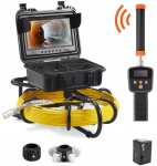 Kanalizacijos kamera vamzdžių patikrai, su 9 colių ekranu, 50 metrų kabeliu, drenažo kamera, vamzdžių patikros kamera su zondu