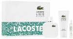 Lacoste L 12 12 Blanc EDT Pur&scaron;kiklis, 100 ml Set 3 Pieces