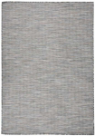 Lauko kilimėlis, rudas ir mėlyna, 140x200cm, plok&scaron;čio pynimo