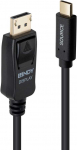 Lindy Adapteris - USB Type C į DisplayPort 4K60 HDR 1m Auksu Padengtas