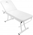 Masažo stalas, profesionalus masažo lova, balta procedūrinė ku&scaron;etė, ne&scaron;iojamas masažo stalas terapijai