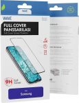 &bdquo;Wave Full Cover&ldquo; grūdintas stiklas, Samsung Galaxy A14 / A14 5G, juodas rėmelis