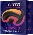 FORTO Lenktas Vibracinis Stimuliatorius Juodas
