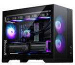 &bdquo;Phanteks XT M3&ldquo; kompiuterio korpusas, mini korpusas, mATX, RGB, grūdintas stiklas &ndash; įskaitant 3 x 120 mm ventiliatorius, Juodas