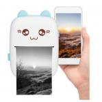 Spausdintuvas terminis mini cat mėlynos spalvos happy people DU-11