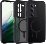 Topt Full Matte Mag dėklas skirtas Xiaomi Redmi 15 4G/5G juodos spalvos