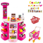 Promotions Vaiki&scaron;kas prekybos centro žaidimų rinkinys, 76 detalės, 48x24x78 cm, daugiabriaunis