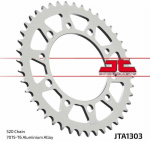 JT SPROCKETS Aliumininė itin lengva galinė žvaigždutė JTA1303 Juoda