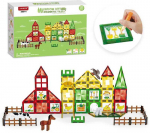 Malplay Magnetinis konstruktorius Ferma su pie&scaron;imo funkcija 80 detalių