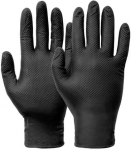 Usorteret NORSE Diamond Juodas nitrilo guminiai auskarai, 8 str.