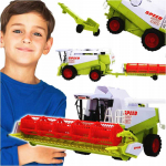 Žaislinis kombainas grūdams &ndash; su tikrovi&scaron;komis judančiomis dalimis