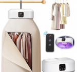 Ne&scaron;iojamas drabužių &scaron;ildytuvas, džiovyklė, valdoma pulteliu, Happy people M-11