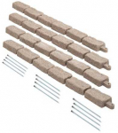 Vevor Dirbtinio akmens sodo kra&scaron;teliai takeliams