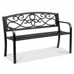 Vevor 50 cm metalinis lauko suolas
