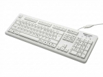 Klaviatūra MAN&MACHINE Really Cool DE baltas Hygienetastatur,baltas,USB,DE