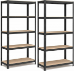 Songmics Lentynų blokas, 90x40x180 cm, juoda