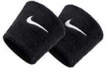 Nike Juosta Rie&scaron;ui Swoosh Wristbands Juodas