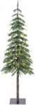Black Box Trees Lodge varrellinen joulukuusi valoilla, 155 cm