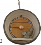 Timo Keraamika Keraminis pirties termometras - statinė, 2