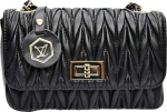 Luisa Vannini Women's leather crossbody handbag LV 2214 Nero