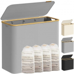 Songmics Skalbinių dėžė su dangčiu