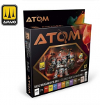 AMMO by MIG Jimenez AMMO MIG - ATOM Akrilinių dažų rinkinys Basic Wargames Colors I, 20706