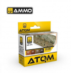 AMMO by MIG Jimenez AMMO MIG ATOM akrilinių dažų rinkinys rūdims: vik&scaron;rams ir grandinėms 20724