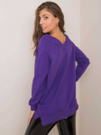 Rue Paris Džemperis moterimRV-BL-5850.11X-ciemny violetinė