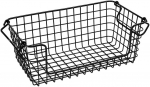 GN 1/3 basket, opened, juodas