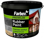 Dažai gumos pagrindu FARBA FARBEX GUMOVA smėliniai 3,5kg.