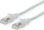 SECOMP DTWYLER Kabelis krosowy Kat.6A (klasa EA) S/FTP, CU 7702 flex LSOH, AMP v2, pilka, 7,5 m