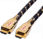 Roline HDMI &ndash; HDMI laidas 5 m aukso spalvos (11/04/5693)