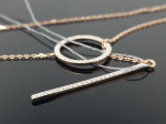 Best Diamonds Auksinė grandinėlė su briliantais