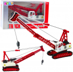Lean Toys Crawler Crane Truss Light Adjustment Sounds Metal